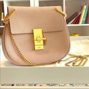 🔥Sale🔥Chloe Drew Bag Cement Pink Small